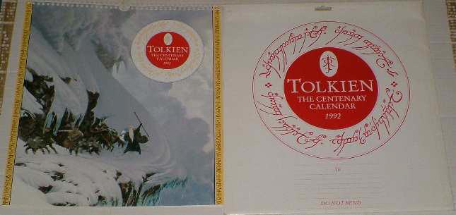 Tolkien: The Centenary Calendar 1992