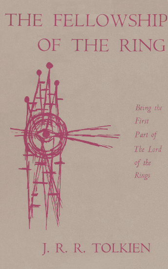 The Readers Union Edition of The Lord of the Rings - Dustwrapper Vol.1 - Upper Cover