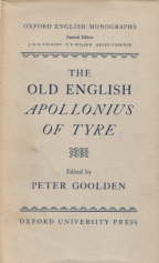 The Old English Apollonius of Tyre