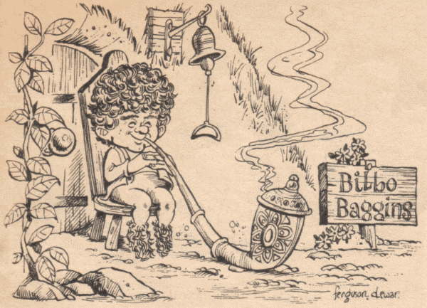 Bilbo Baggins Outside Bag-End
