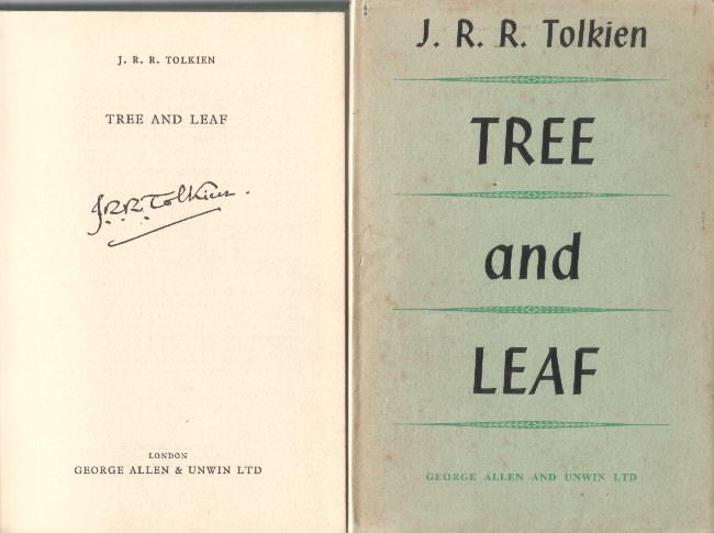 Tree and Leaf. Allen & Unwin. 1964. HB