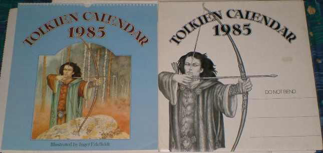 Tolkien 

Calendar 1985