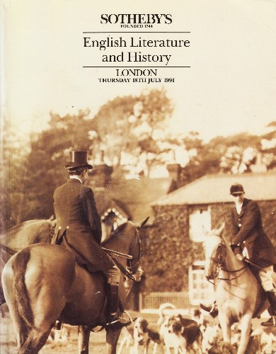 English Literature and History. 1991