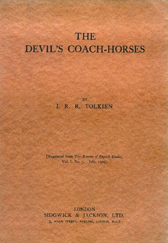 Devil's Coach-Horses. 1925