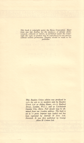 Volume 2 - Verso of Title Page