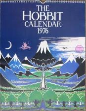 Hobbit Calendar 1976. Calendar. Issued in a card mailing envelope.