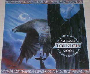 Tolkien Calendar 2001. Issued shrink-wrapped.