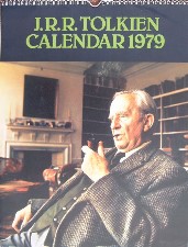 J.R.R. Tolkien Calendar 1979. Calendar. Issued in a card mailing envelope.