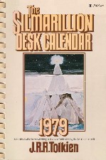 Silmarillion Desk Calendar 1979. Comb-bound Paperback.
