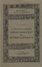 Autograph Letters. 1978. Auction catalogue.