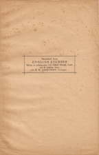 �i��len� in Sawles Warde. 1947. Offprint in paper wrappers.