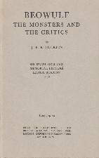 Beowulf: The Monsters and the Critics. 1971. Booklet.