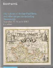 Library of the Late Paul Betts. 2007. Auction catalogue