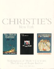 Masterpieces of Modern Literature. 2002. Auction catalogue.