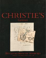 20th-Century Books and Manuscripts. 2003. Auction catalogue