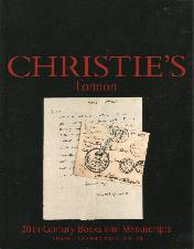 20th-Century Books and Manuscripts. 2003. Auction catalogue.