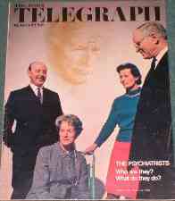 Daily Telegraph Magazine. 1968. Magazine.