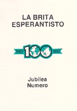 Brita Esperantisto. 1987. Magazine.
