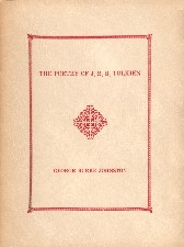 Poetry of J.R.R. Tolkien. 1968. Booklet.