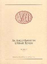 VII: An Anglo-American Literary Review. 2000. Paperback journal.