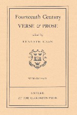 Fourteenth Century Verse & Prose. 1948. Hardback in dustwrapper.