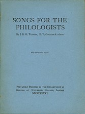Songs for the Philologists. 1936. Booklet.