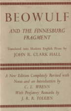 Beowulf and the Finnesburg Fragment. 1950. Hardback in dustwrapper.