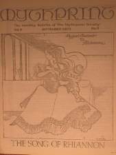 Mythprint. September 1973. Magazine.