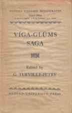 V�ga-Gl�ms Saga. 1940. Hardback in dustwrapper.