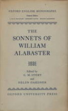 Sonnets of William Alabaster. 1959. Hardback in dustwrapper.
