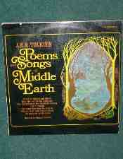 Poems and Songs of Middle Earth. 1967. LP Record.