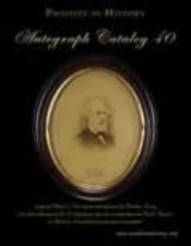 Autograph Catalog 40. 2005. Dealer�s catalogue.