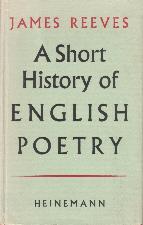 Short History of English Poetry. 1961. Hardback in dustwrapper