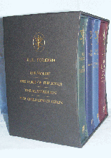J.R.R. Tolkien Deluxe Edition Collection. 2007. Hardbacks in slipcases.<br>
Issued within an outer slipcase.