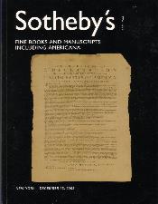 Fine Books and Manuscripts. 2002. Auction catalogue.