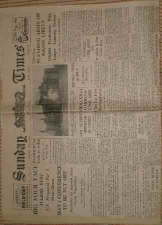 Sunday Times. 1946. Newspaper.