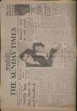 Sunday Times. 1966. Newspaper.