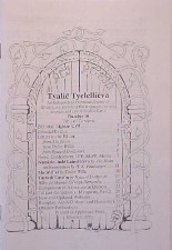 Tyali� Tyelelli�va 16. March 2001. Magazine.