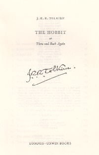 1966 'Signed' Hobbit