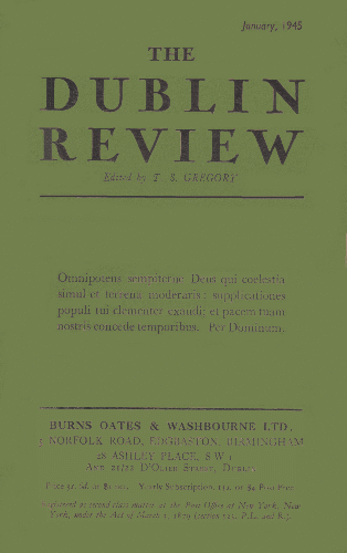 Dublin Review. 1945