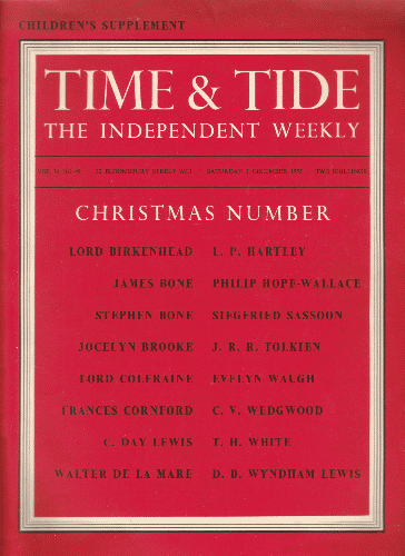Time and Tide. 1955