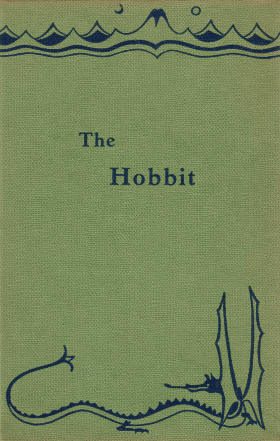 Upper cover of the binding case for The Hobbit