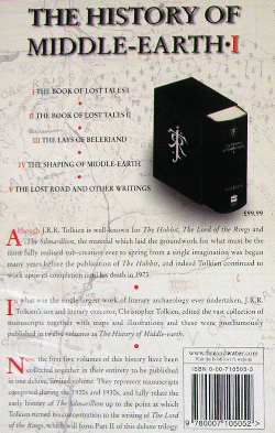 Paper insert that accompanied Deluxe Editions of The Complete History of Middle-earth