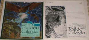 The 1986 Tolkien Calendar. Issued in a card mailing envelope