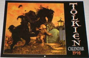 Tolkien Calendar 1998. Issued shrink-wrapped