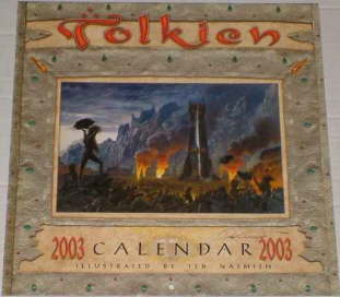Tolkien Calendar 2003. Issued shrink-wrapped