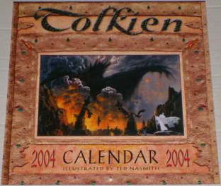 Tolkien Calendar 2004. Issued shrink-wrapped