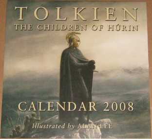 Tolkien Calendar 2008 - The Children of Húrin. Issued shrink-wrapped